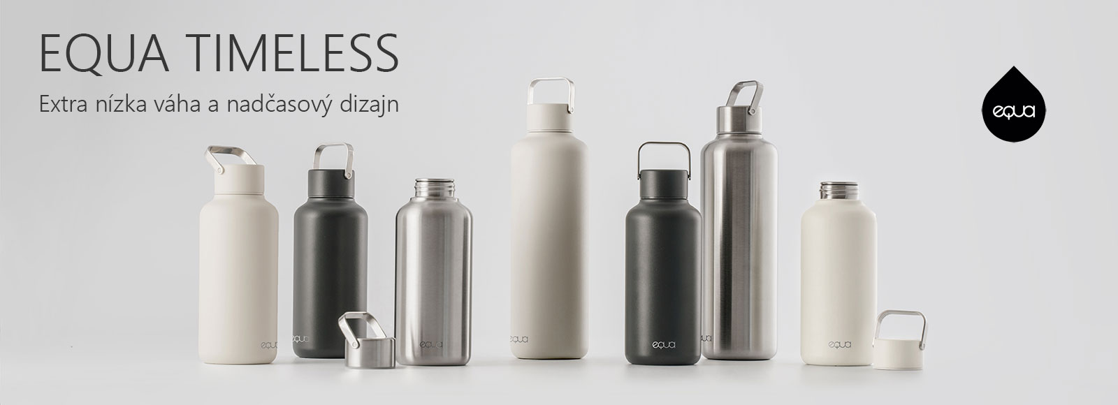 Nerezové fľaše EQUA TIMELESS