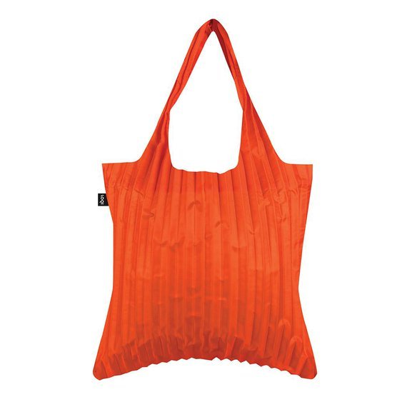 Nákupná taška LOQI Pleated Orange